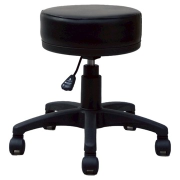 辦公圓椅 台灣製 CC-02  黑色  47~57 x 37 x 37cm