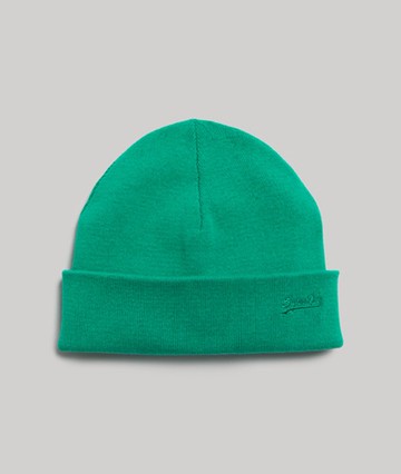 Superdry Men's Vintage Logo Beanie Green Size: 1SIZE