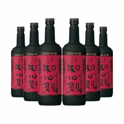 宝酒造 本格麦焼酎 知心剣 25度 720ml 6本 取り寄せ品 送料無料