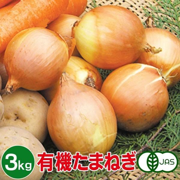 有機たまねぎ 3kg 有機玉ねぎ 有機玉葱 有機タマネギ 有機栽培 野菜 有機野菜 オーガニック 送料無料