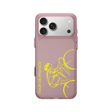 iPhone 17 Pro Max Clear (相機按鈕) 晶醺玫 - Le Tour de France - Yellow Rider