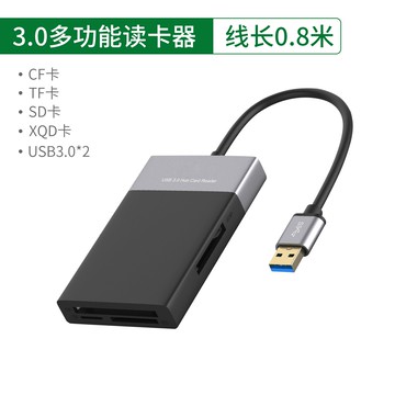 手機讀卡器 相機讀卡器sd卡適用蘋果手機轉佳能尼康連接內存卡直傳器OTG傳輸線sony轉換usb頭CF華為iPhone接口tf安卓萬能【AA12063】
