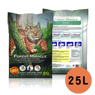 Forest Miracle森林奇跡│天然松木砂 25L約15KG 不含甲醛 SGS認證