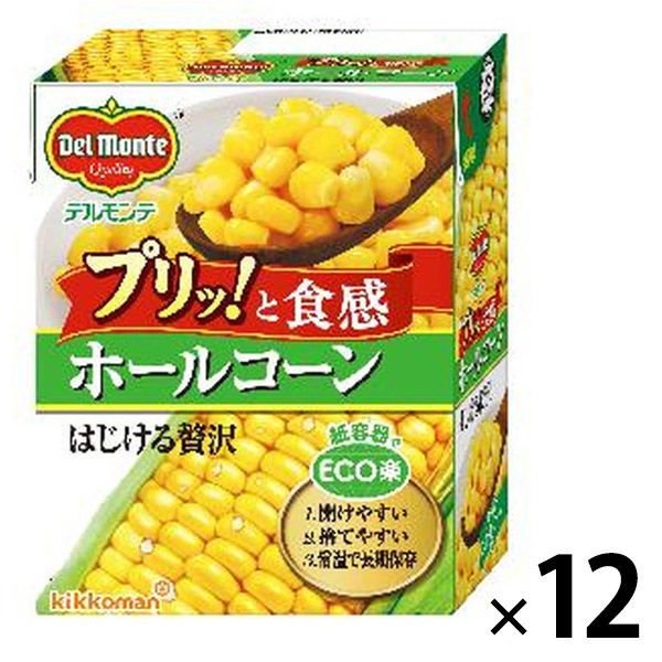 キッコーマン食品デルモンテ ホールコーン はじける贅沢 380g 12個