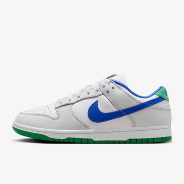 NIKE W DUNK LOW PRM 女休閒運動鞋-白藍綠-FB7910100