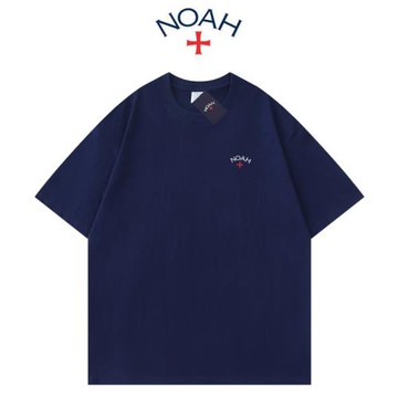 NOAH BWCJ小標十字架簡約休閑夏季潮牌情侶重磅純棉短袖T恤男女