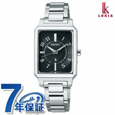【ショッパー付】 セイコー ルキア アイ コレクション 日本製 電波ソーラー レディース 腕時計 SSVW193 SEIKO LUKIA ブラック 池田エライ