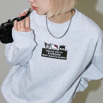 FREAK'S STORE SANRIO 【三麗鷗家族】聯名 植絨與刺繡藝術衛衣