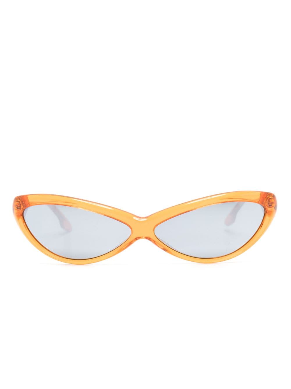 Kiko Kostadinov - Nisse cat-eye sunglasses - women - One Size - Orange