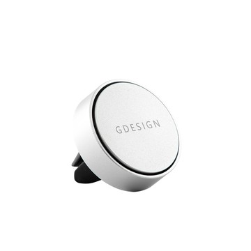 Gdesign 經典品牌款 質感車用擴香 銀 - 銀黑