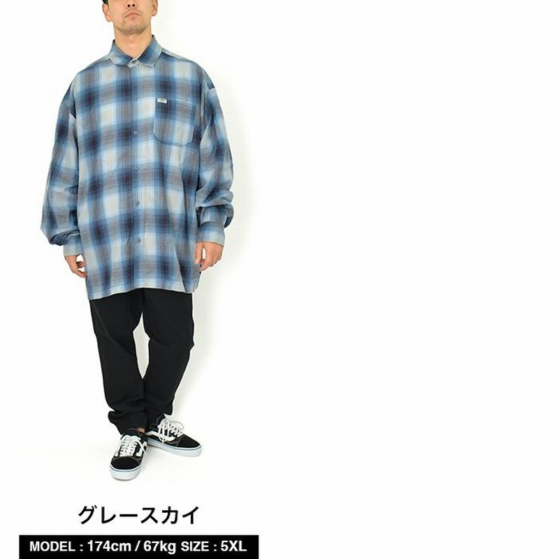 CALTOP キャルトップ シャツ 長袖 チェックシャツ ネルシャツ
