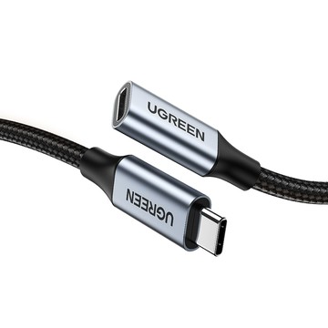 UGREEN USB-C/Type-C延長傳輸線10Gbps金屬編織版(1公尺)