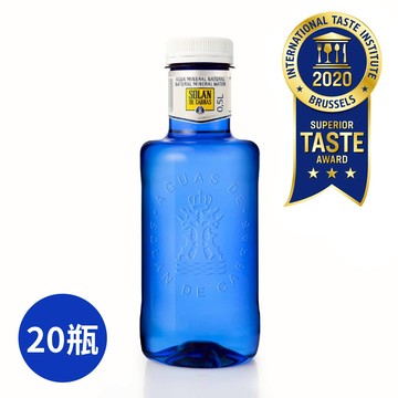 【Solan】西班牙神藍天然礦泉水 500ml/寶特瓶裝 (20瓶/箱)