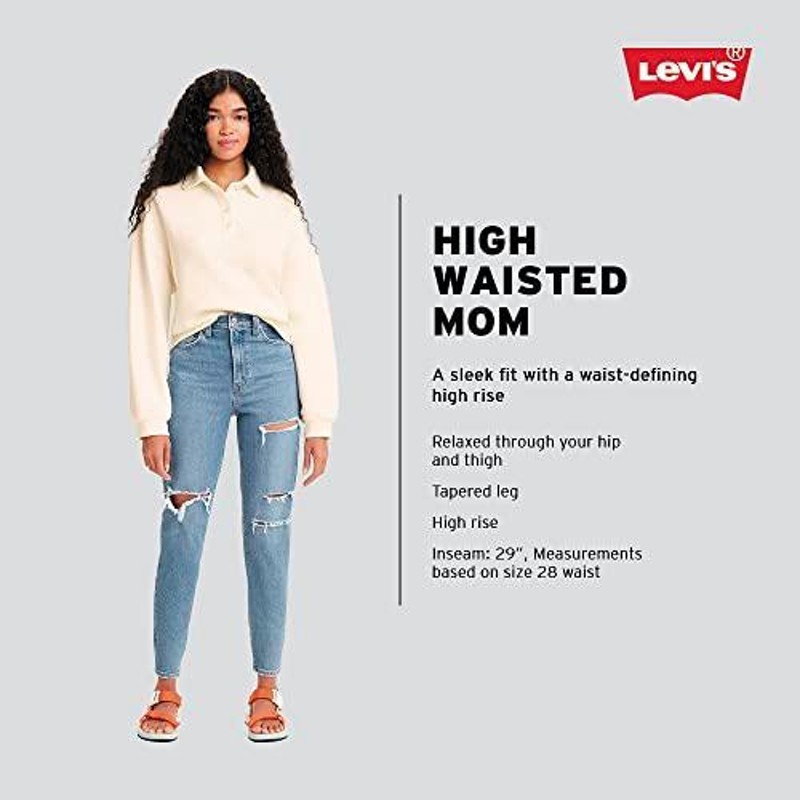 Levi's Women's High Waisted Mom Jeans (Also Available in Plus)