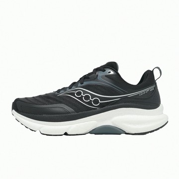 Saucony 索康尼 慢跑鞋 Omni ST 23 男鞋 寬楦 黑 銀 支撐型 緩震 運動鞋 S21073100