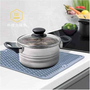 廚房瀝水墊臺面干燥墊餐桌隔熱墊防燙鍋墊杯子隔水墊濾水餐墊硅膠