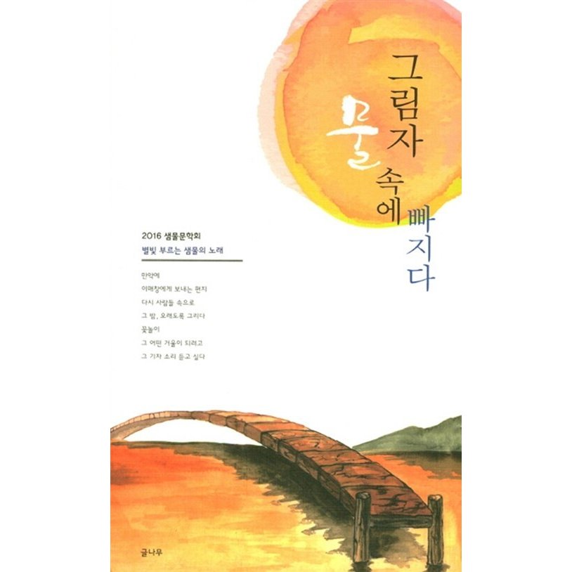 韓国語 本 『影は水に落ちます』 韓国本