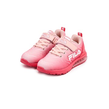 FILA KIDS 大童氣墊慢跑運動鞋-粉紅 3-J820Y-251