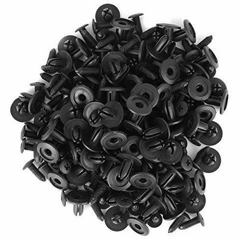 100pcs 6mm穴径 車フェンダーバンパークリップ プッシュピン フェンダーバンパー プッシュピン クリップ 自動車リッド用プラスチック リベット 通販 Lineポイント最大get Lineショッピング