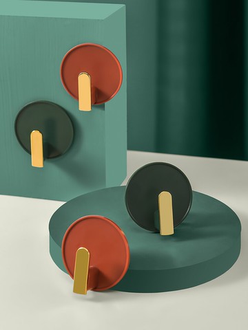 輕奢廚房無痕掛鉤免打孔強力粘膠鉤子墻壁粘鉤衣服掛衣鉤