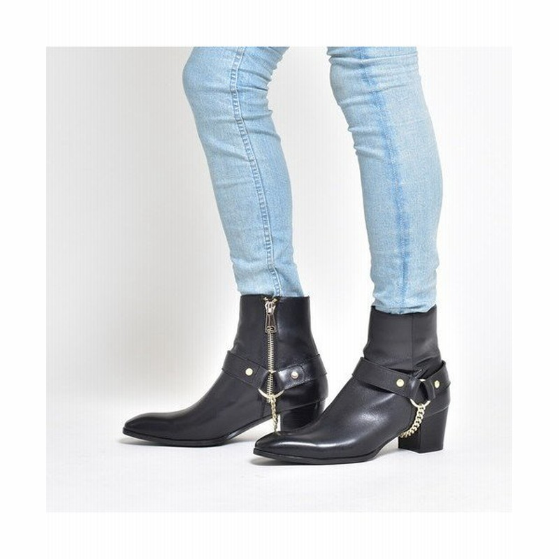 シュベック リングブーツ メンズ ブーツ ヒールブーツ ショートブーツ おしゃれ 革靴 レザーブーツ 人気 ブランド Endevice エンデヴァイス お洒落 カッコいい メンズ ブラック 25 0cm Svec 通販 Lineポイント最大get Lineショッピング