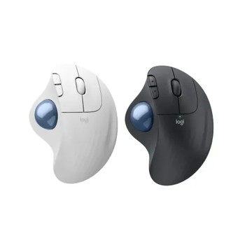 【羅技 Logitech】ERGO M575S 軌跡球滑鼠 石墨黑 珍珠白(台灣公司貨)
