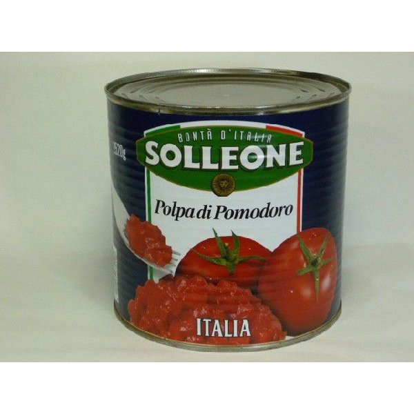 業務用トマト缶 ソルレオーネ　ダイストマト　2550g