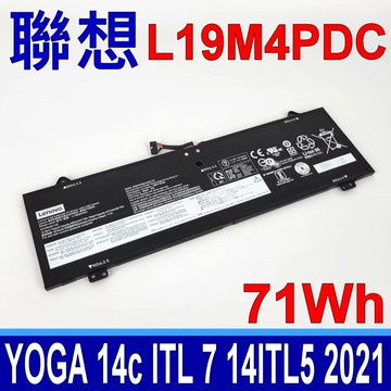 LENOVO L19M4PDC 聯想電池 L19C4PDC L19L4PDC SB10Z26481 SB10Z26483 5B10Z26479 Yoga 14c ITL 2021 Yoga 7 14ITL5