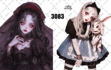 original sticker o.3083 人物貼紙 原創貼紙 cotton melody