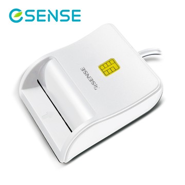Esense CR5 ATM智慧晶片讀卡機 白