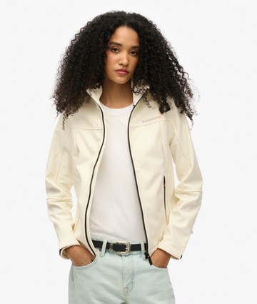 Superdry Women's Hooded Classic Trekker Jacket White Size: 10