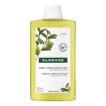 klorane蔻蘿蘭 淨透輕盈洗髮精400ml