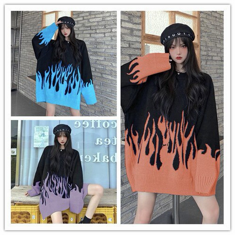 ニットセーター 秋冬 セーター 韓国ファッション ニット トップス  