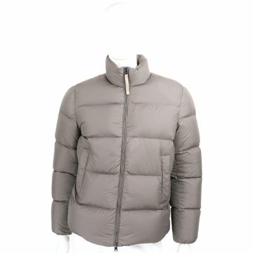 Woolrich Cloud 超細纖維防風防潑水灰色高領縫線填充羽絨外套 夾克(男款)