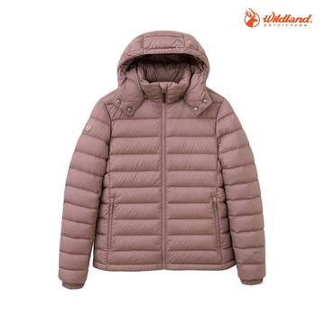 WildLand 荒野 女 700FP可拆帽輕暖羽絨外套 0B32101 / 205野玫瑰粉