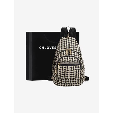 香港小背包女士雙肩包2025網紅爆款后背包輕便高級感帆布胸包簡約