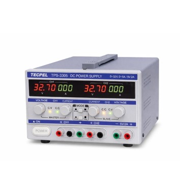 泰菱電子◆ TPS-3305 三通道線性電源供應器 TECPEL