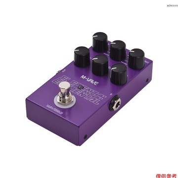M-VAVE 延時單塊效果器 吉他效果器 旋鈕控制 金屬外殼 6.35mm輸入輸出接口 DC 9V/Type-C 2種供