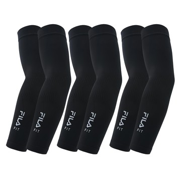 FILA Fit 涼感袖套 2個  小  黑色  3套