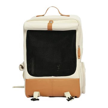 TINYPET 小芥 拿鐵寵物背包  1.62kg  米色 榛果拿鐵  1個