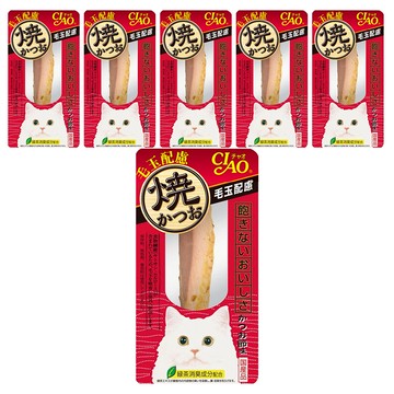 INABA 宗田鰹燒魚柳條 化毛配方 YK-27  柴魚片風味  18g  6條