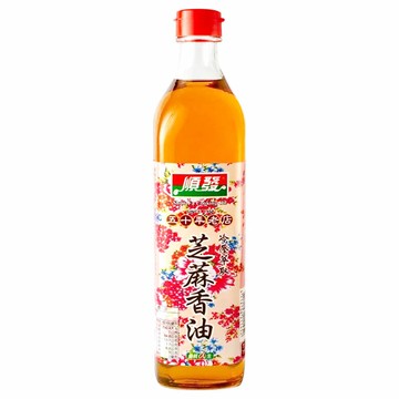 順發 冷壓芝麻香油5(520ml±3%/瓶) [大買家]