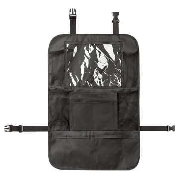 FANCY LIFE 汽車收納袋 03 前坐掛式10格網兜款  1個  黑色