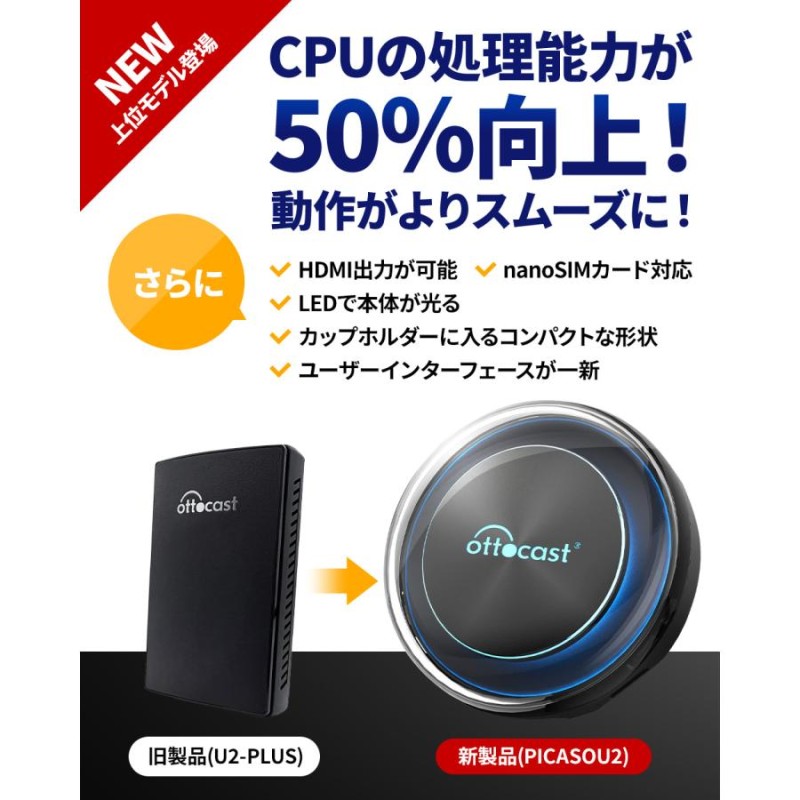 【正規品・最新版】OTTOCAST オットキャスト PICASOU2特価品！！