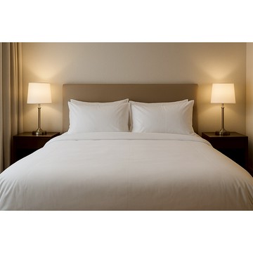 LIFE 來福牌 床包  186 x 150cm  白色