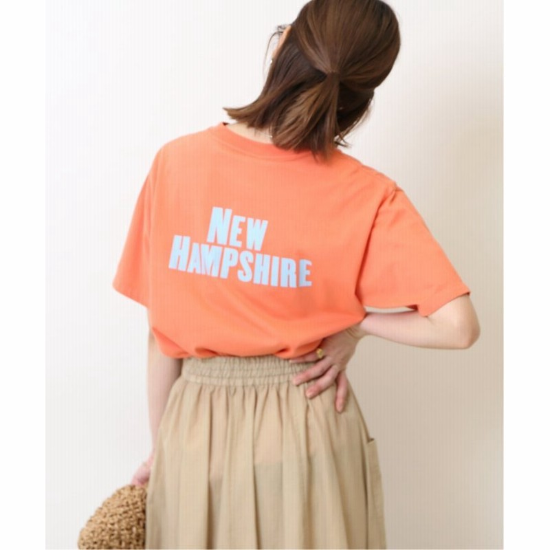 Slobe Iena スローブ イエナ Champion チャンピオン Slobe別注ロゴtシャツ レディース オレンジ 通販 Lineポイント最大1 0 Get Lineショッピング