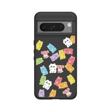 Pixel 8 Pro SolidSuit 黑 - 爽爽貓 Song Song Meow by SECOND - 軟糖爽爽貓
