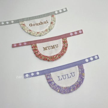 客製化刺繡寵物圍兜