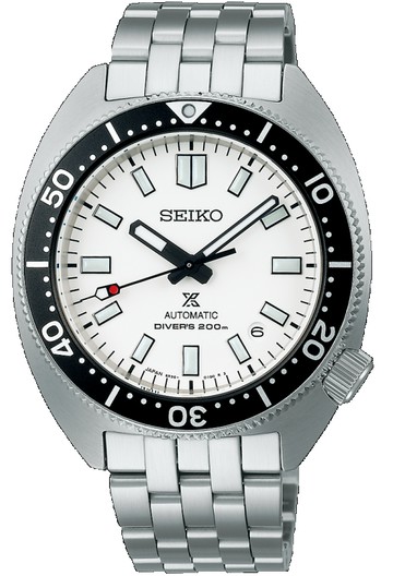 SEIKO 精工錶-黑牌款-PROSPEX系列 復刻海龜 潛水機械腕錶 6R35-01Z0S(SPB313J1)-42mm-白面鋼帶【刷卡回饋 分期0利率】【APP下單點數13倍送】