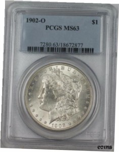 アンティークコイン NGC PCGS 1902-O Morgan Silver Dollar Coin Better MS-63